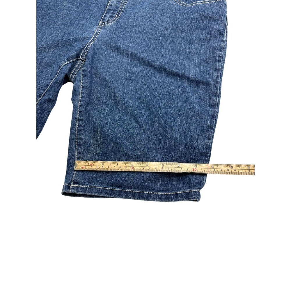 Womens Faded Glory Denim Bermuda Shorts Size 14 - Picture 6 of 10